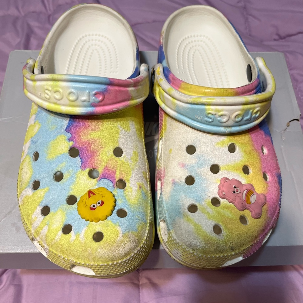 Crocs Kids Tie-Dye Clogs